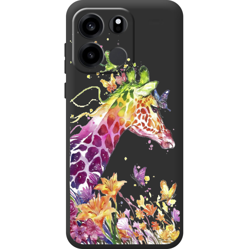 Прозорий чохол BoxFace OnePlus Turbo 6V Colorful Giraffe