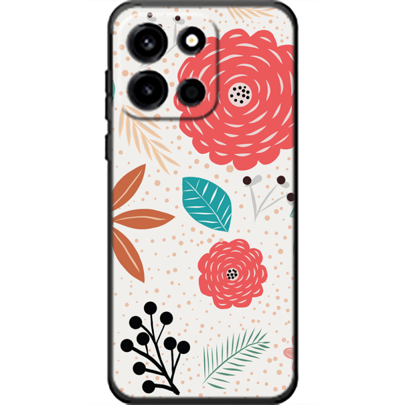 Чохол BoxFace OnePlus Nord 6 Line Flowers