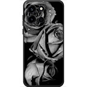 Чохол BoxFace OnePlus Nord 6 Black and White Roses