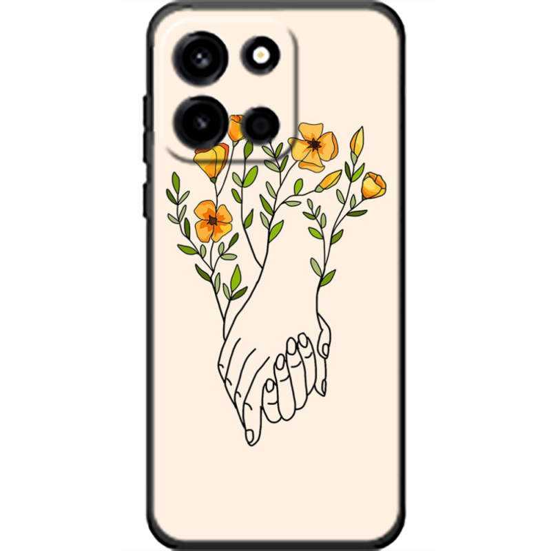 Чохол BoxFace OnePlus Nord 6 Flower Hands