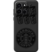 Чорний чохол BoxFace OnePlus Nord 6 Black Coffee