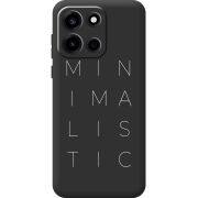 Чорний чохол BoxFace OnePlus Nord 6 Minimalistic