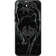 Чорний чохол BoxFace OnePlus Nord 6 Wolf