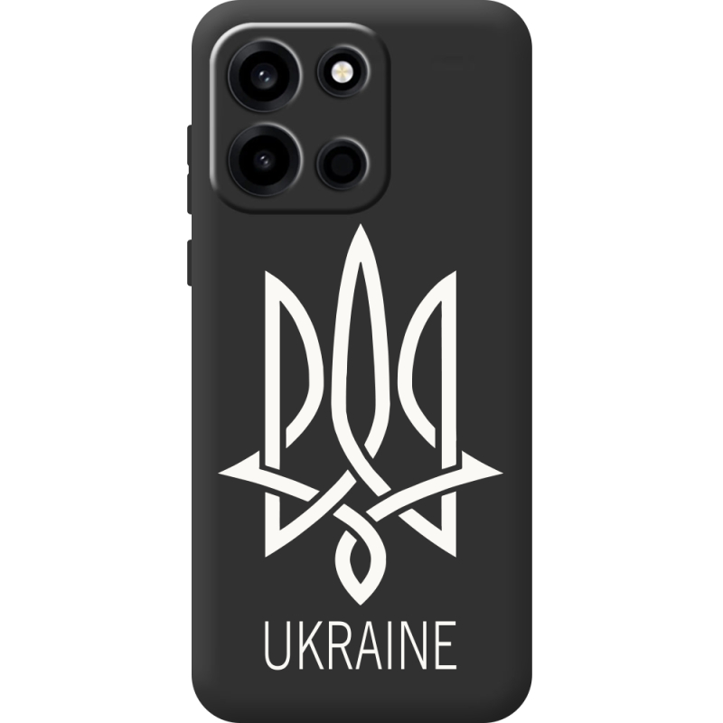 Чорний чохол BoxFace OnePlus Nord 6 Тризуб монограмма ukraine