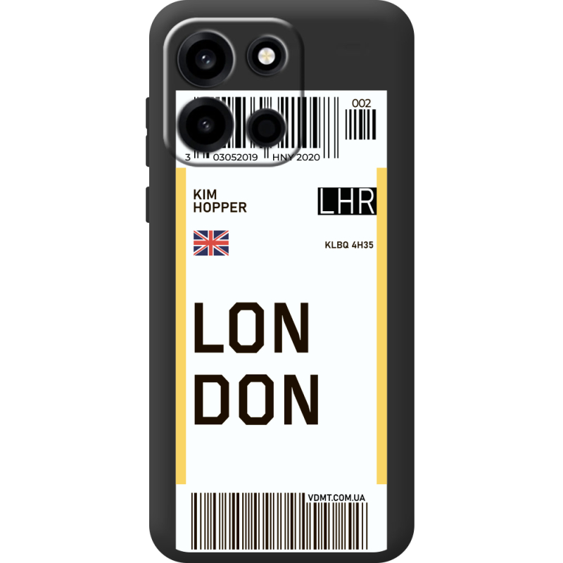 Прозорий чохол BoxFace OnePlus Nord 6 Ticket London