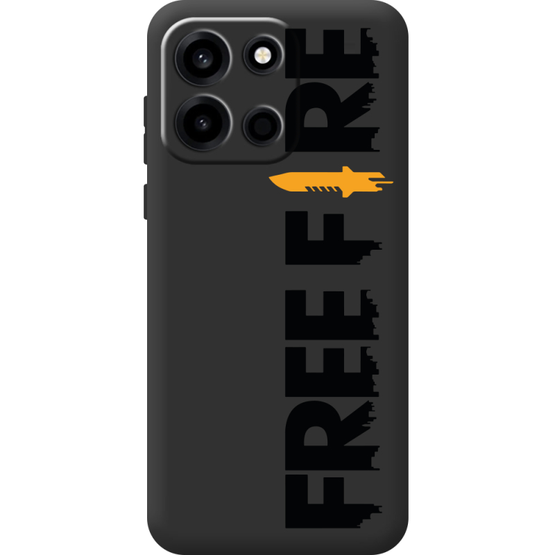 Прозорий чохол BoxFace OnePlus Nord 6 Free Fire Black Logo