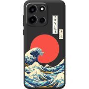 Прозорий чохол BoxFace OnePlus Nord 6 Большая волна в Канагаве