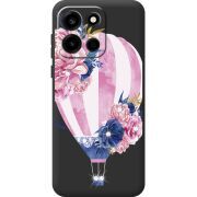Чохол зі стразами OnePlus Nord 6 Pink Air Baloon