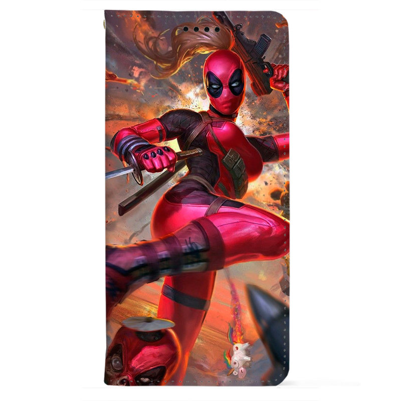 Чохол-книжка BoxFace для OnePlus Turbo 6 Woman Deadpool