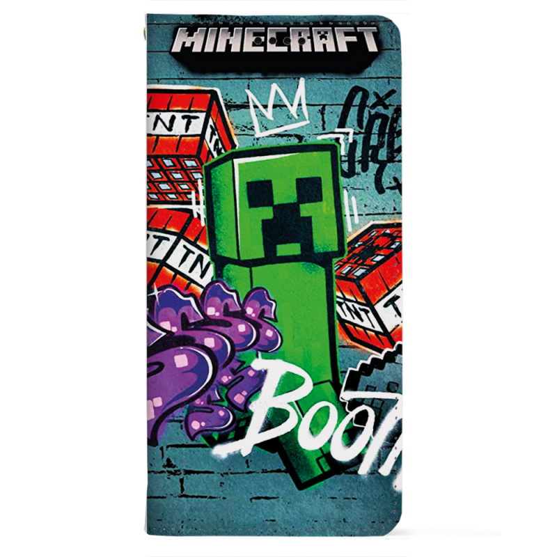 Чохол-книжка BoxFace для OnePlus Turbo 6 Minecraft Graffiti