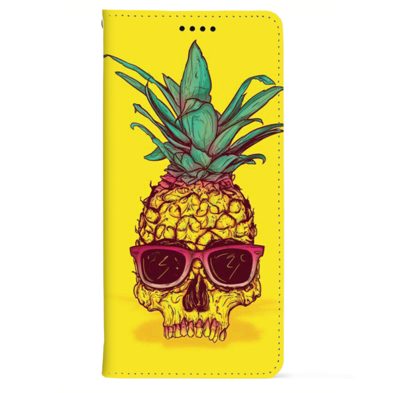 Чохол-книжка BoxFace для OnePlus Turbo 6 Pineapple Skull