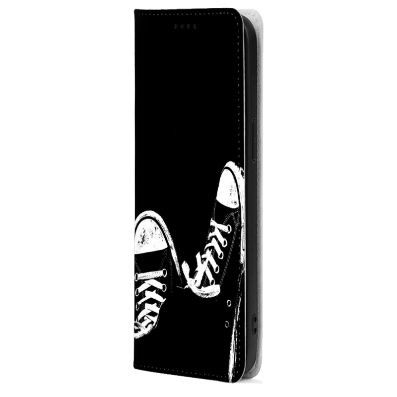 Чохол-книжка BoxFace для OnePlus Turbo 6 Black Sneakers