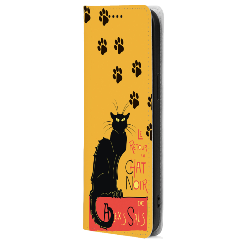 Чохол-книжка BoxFace для OnePlus Turbo 6 Noir Cat