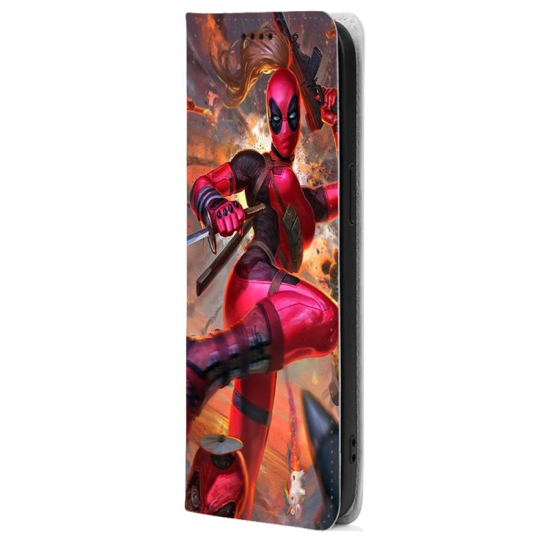 Чохол-книжка BoxFace для OnePlus Turbo 6 Woman Deadpool