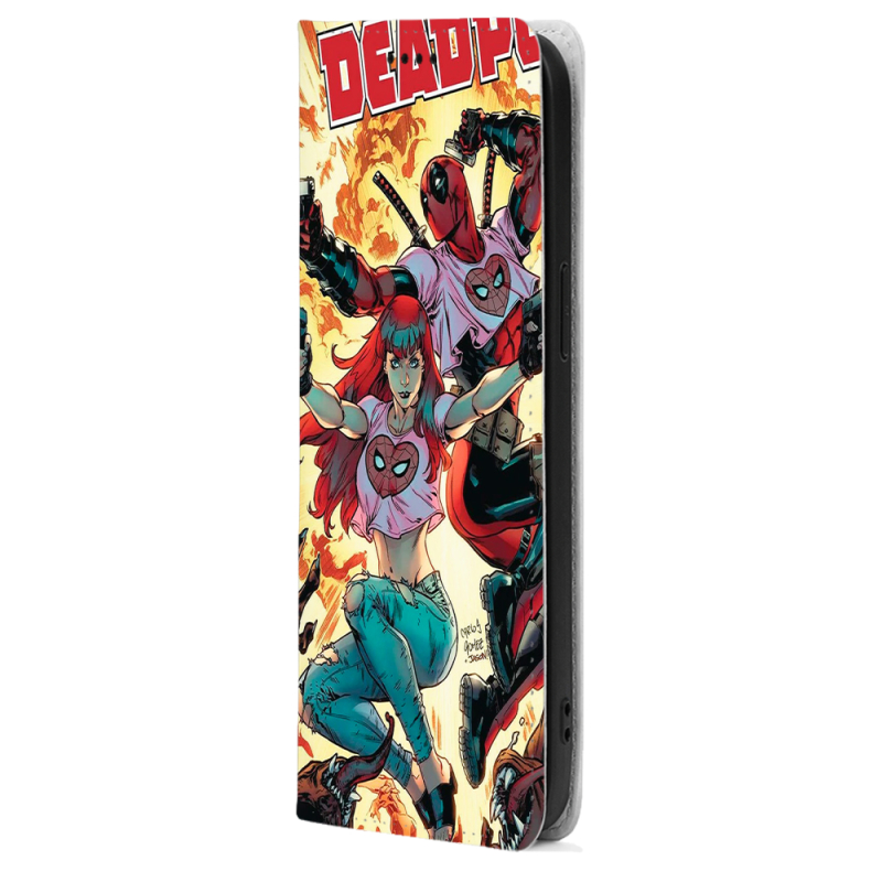 Чохол-книжка BoxFace для OnePlus Turbo 6 Deadpool and Mary Jane