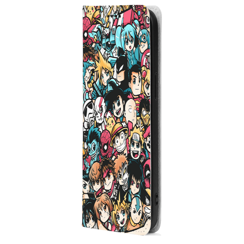 Чохол-книжка BoxFace для OnePlus Turbo 6 Anime Stickers