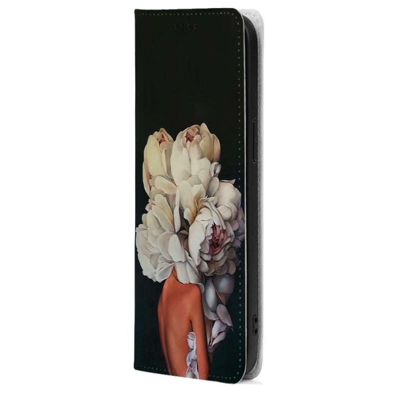 Чохол-книжка BoxFace для OnePlus Turbo 6 Exquisite White Flowers