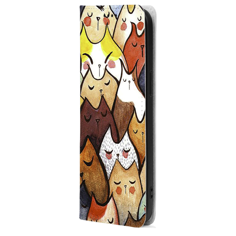 Чохол-книжка BoxFace для OnePlus Turbo 6 Sleepy Cats