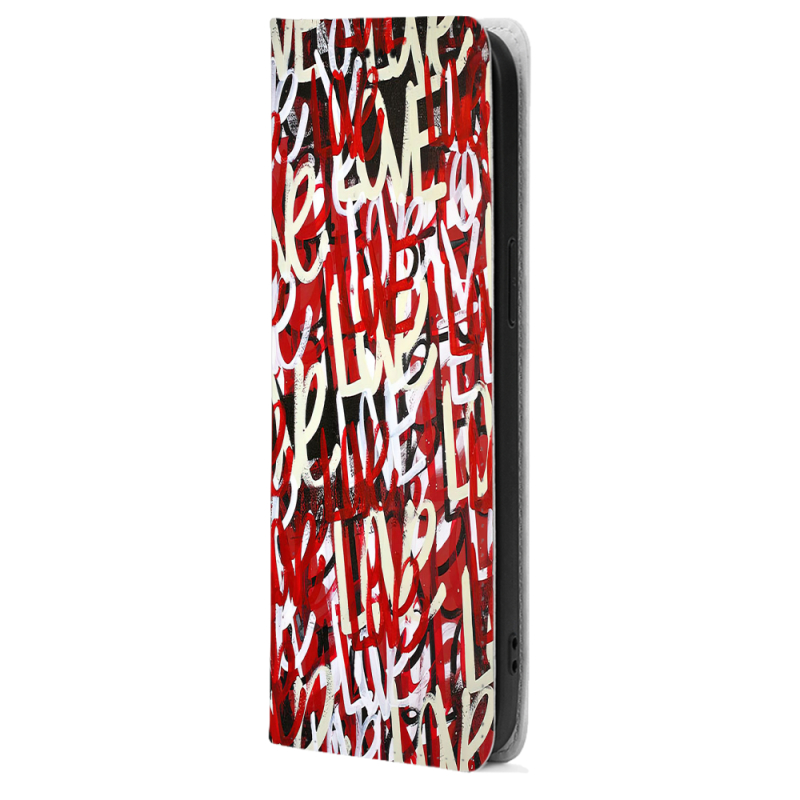 Чохол-книжка BoxFace для OnePlus Turbo 6 Love Graffiti