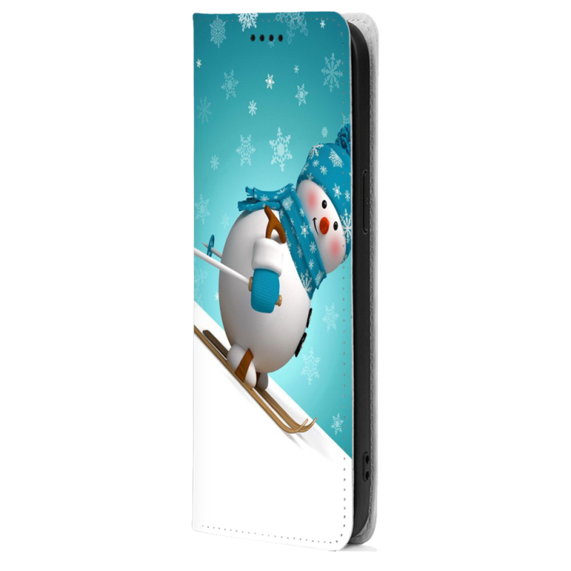 Чохол-книжка BoxFace для OnePlus Turbo 6 Skier Snowman