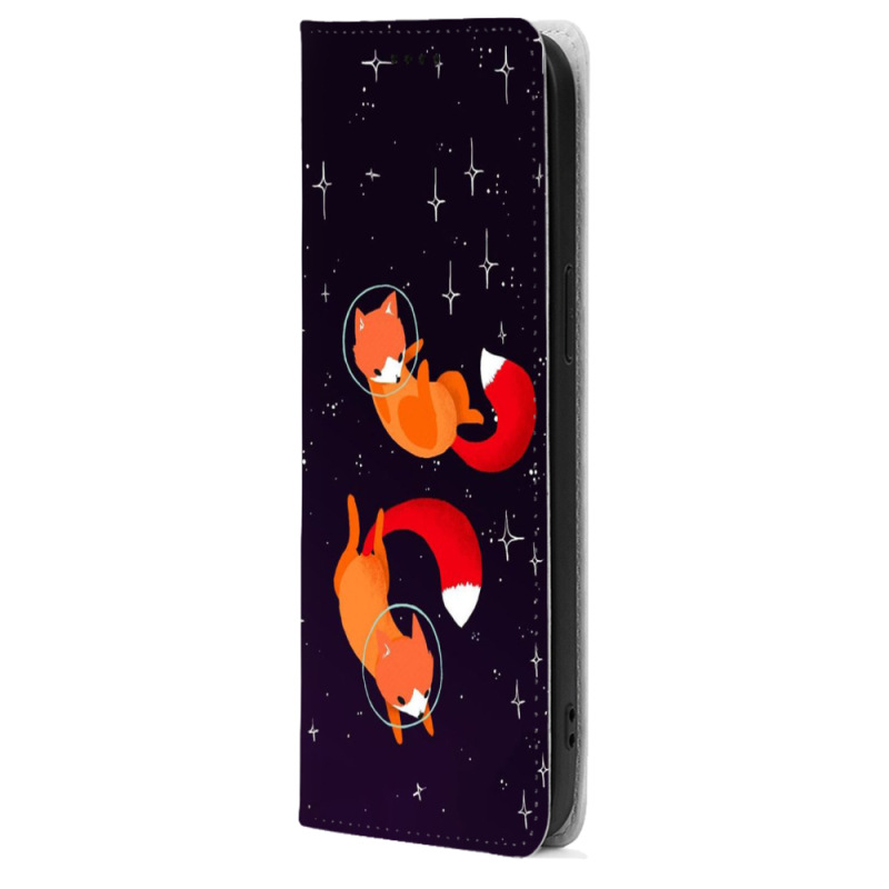 Чохол-книжка BoxFace для OnePlus Turbo 6 Fox-Astronauts