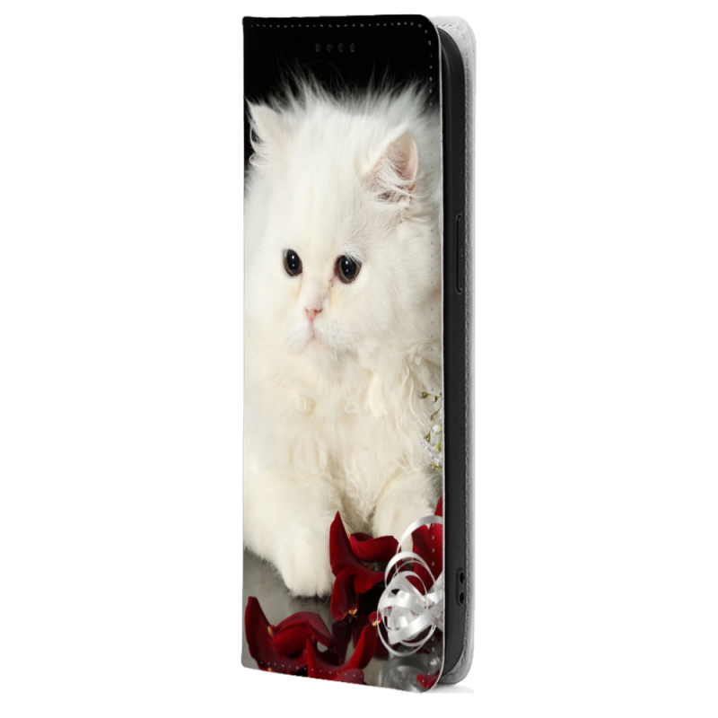 Чохол-книжка BoxFace для OnePlus Turbo 6 Fluffy Cat