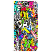 Чохол-книжка Stanford Side Magnet для OnePlus Turbo 6 Multicolored Inscriptions