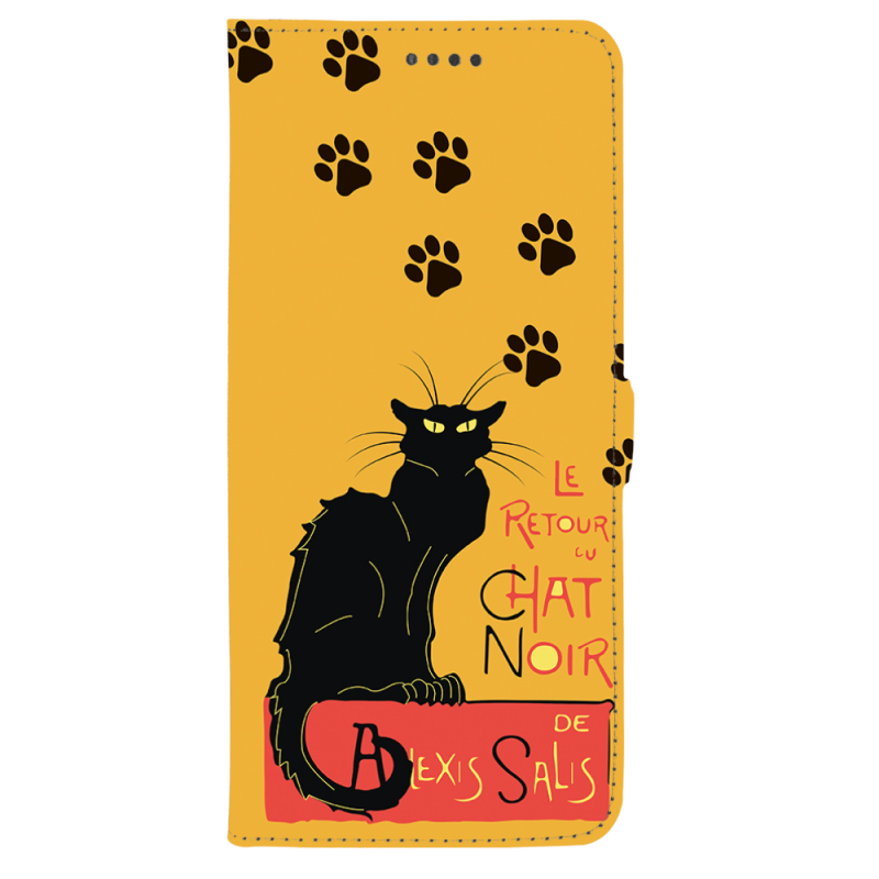 Чохол-книжка Stanford Side Magnet для OnePlus Turbo 6 Noir Cat