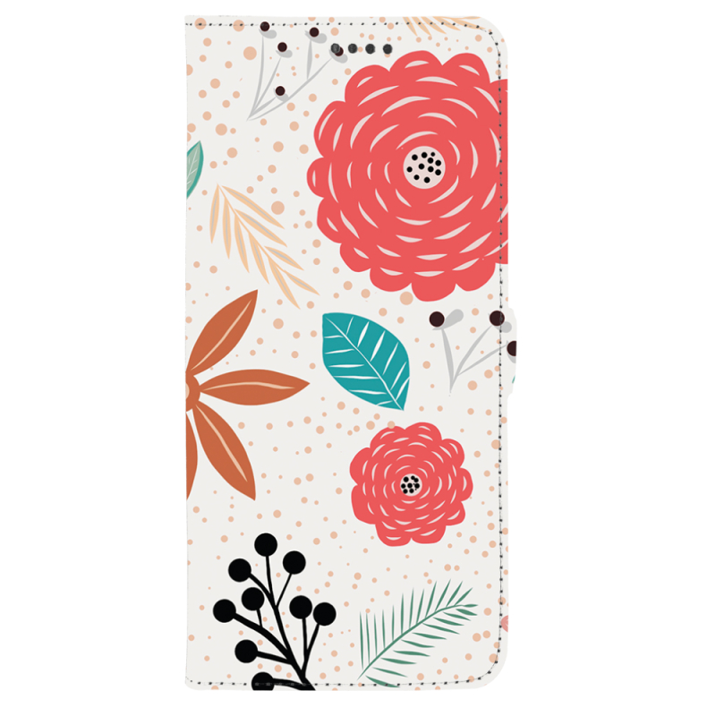 Чохол-книжка Stanford Side Magnet для OnePlus Turbo 6 Line Flowers