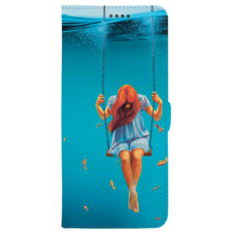 Чохол-книжка Stanford Side Magnet для OnePlus Turbo 6 Girl In The Sea