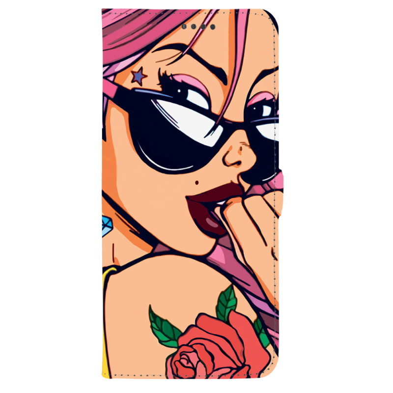 Чохол-книжка Stanford Side Magnet для OnePlus Turbo 6 Pink Girl