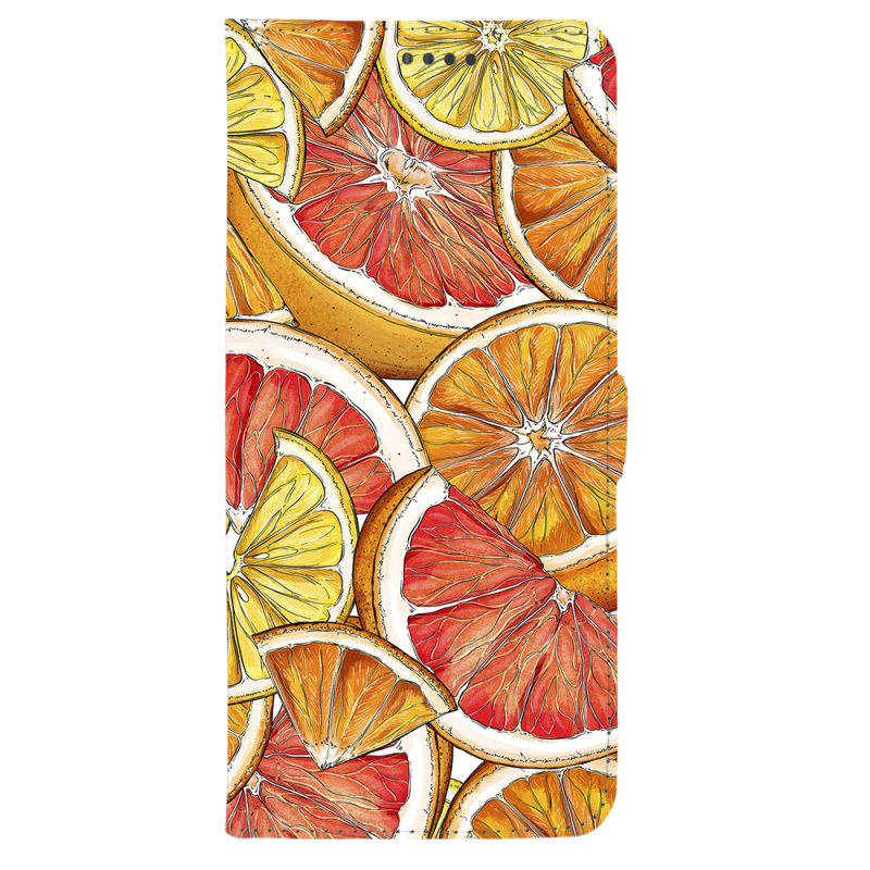 Чохол-книжка Stanford Side Magnet для OnePlus Turbo 6 Citrus Pattern