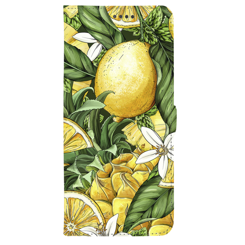 Чохол-книжка Stanford Side Magnet для OnePlus Turbo 6 Lemon Pattern