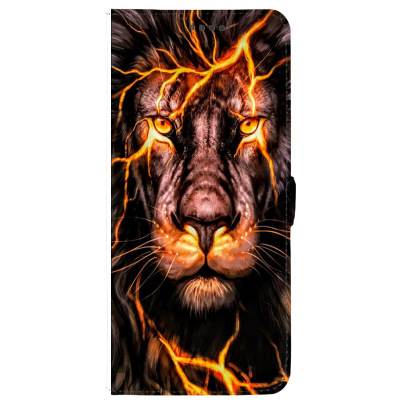 Чохол-книжка Stanford Side Magnet для OnePlus Turbo 6 Fire Lion