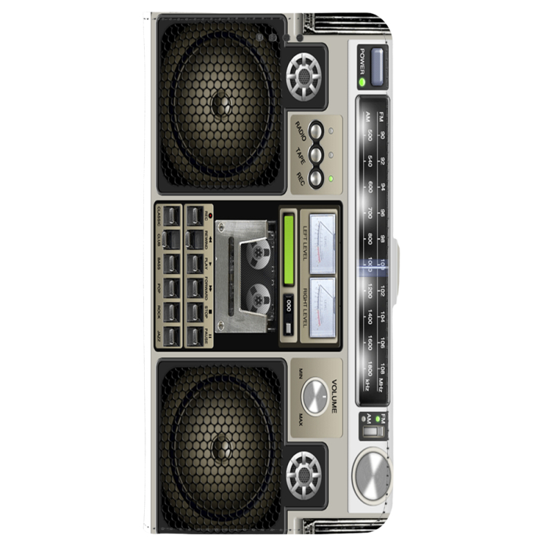 Чохол-книжка Stanford Side Magnet для OnePlus Turbo 6 Old Boombox
