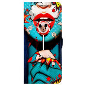 Чохол-книжка Stanford Side Magnet для OnePlus Turbo 6 Girl Pop Art