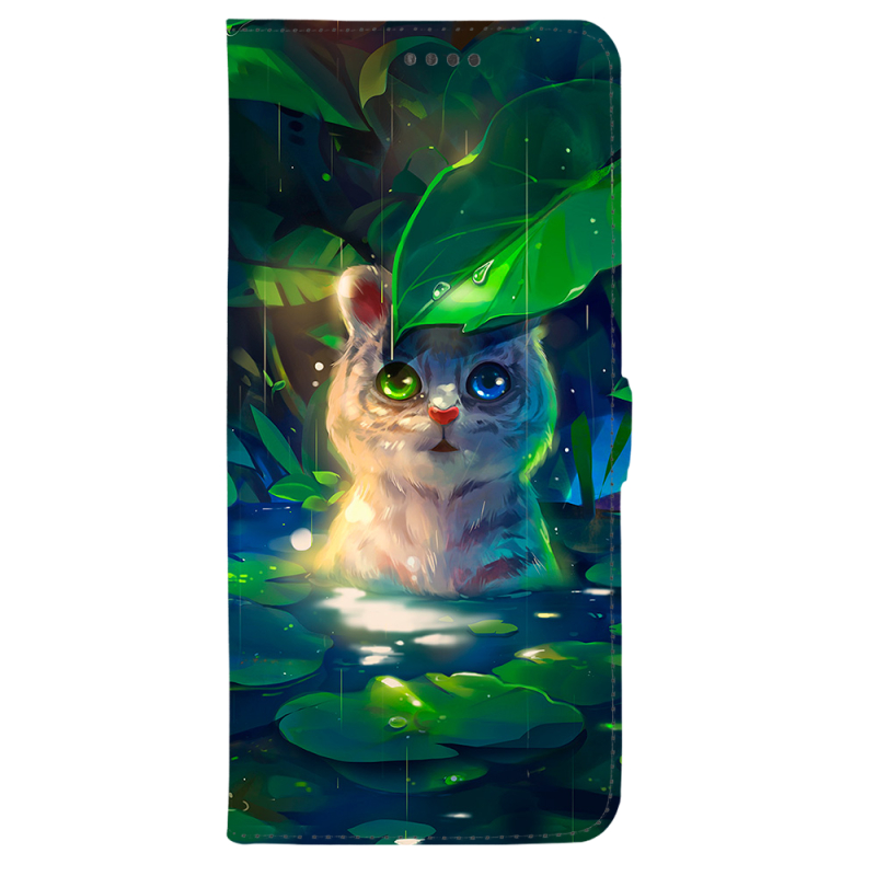 Чохол-книжка Stanford Side Magnet для OnePlus Turbo 6 White Tiger Cub