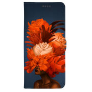 Чохол-книжка Stanford Side Magnet для OnePlus Turbo 6 Exquisite Orange Flowers