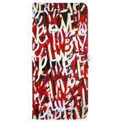 Чохол-книжка Stanford Side Magnet для OnePlus Turbo 6 Love Graffiti