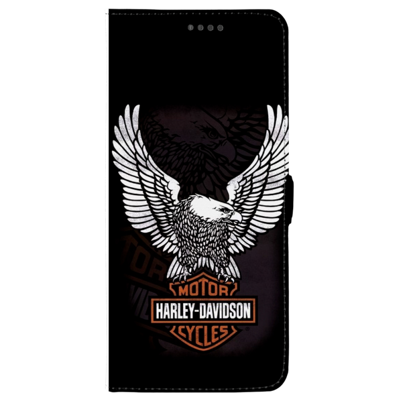 Чохол-книжка Stanford Side Magnet для OnePlus Turbo 6 Harley Davidson and eagle