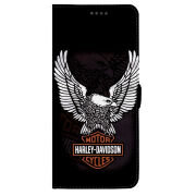Чохол-книжка Stanford Side Magnet для OnePlus Turbo 6 Harley Davidson and eagle