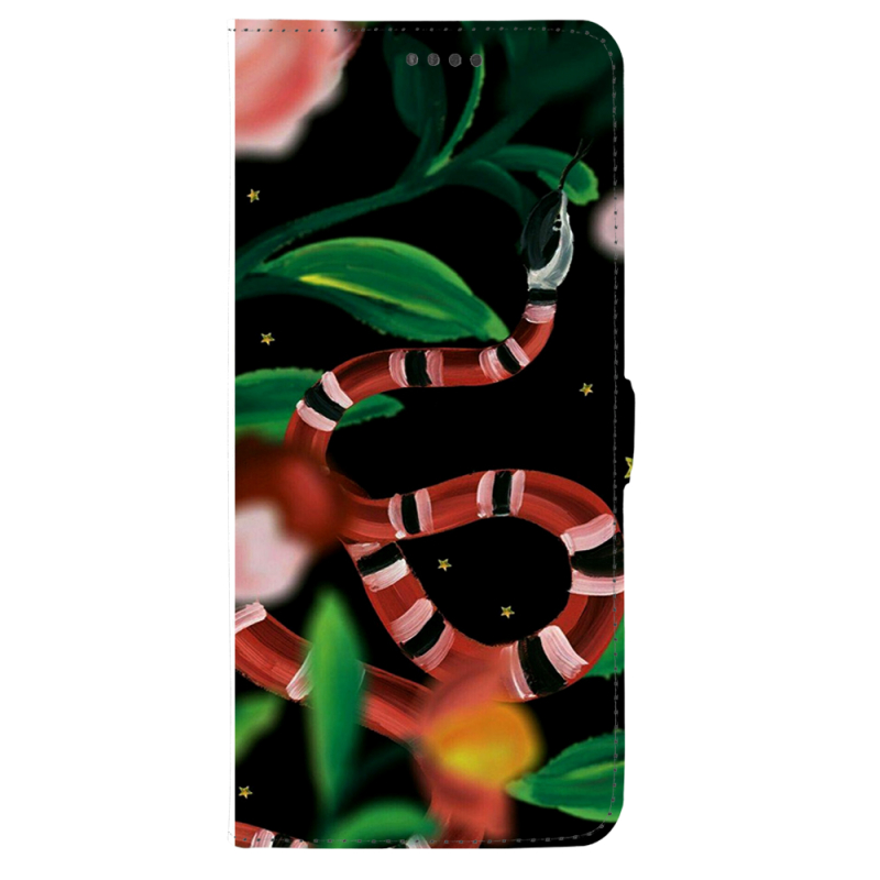 Чохол-книжка Stanford Side Magnet для OnePlus Turbo 6 Red Snake