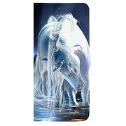 Чохол-книжка Stanford Side Magnet для OnePlus Turbo 6 White Horse