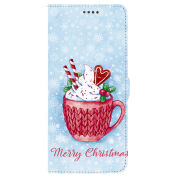 Чохол-книжка Stanford Side Magnet для OnePlus Turbo 6 Spicy Christmas Cocoa