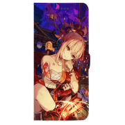 Чохол-книжка Stanford Side Magnet для OnePlus Turbo 6 Genshin Ёимия с огоньком