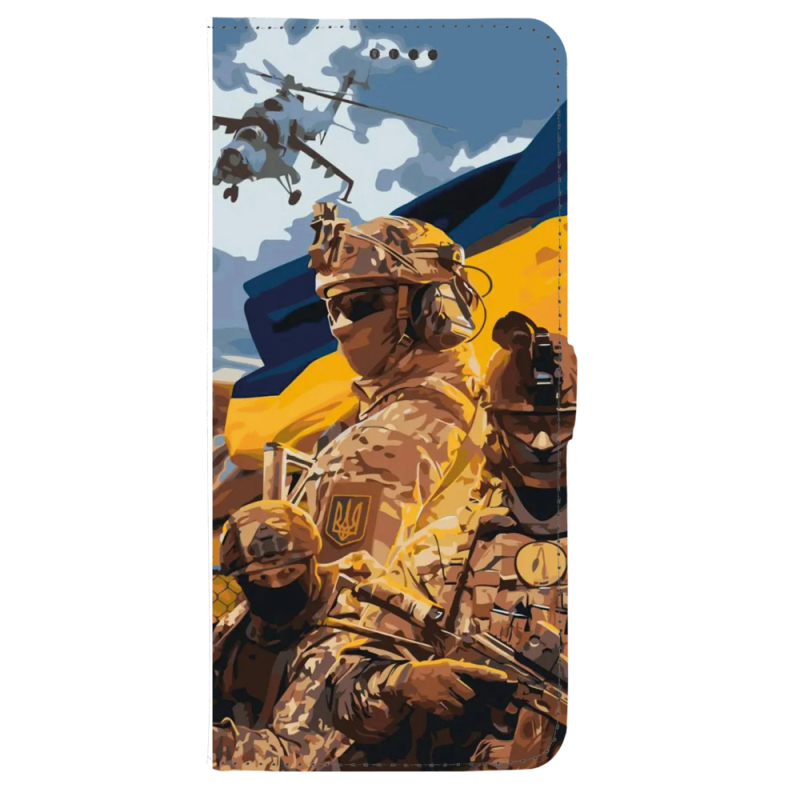 Чохол-книжка Stanford Side Magnet для OnePlus Turbo 6 Воїни ЗСУ