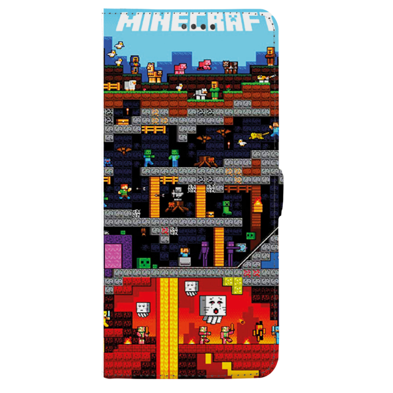 Чохол-книжка Stanford Side Magnet для OnePlus Turbo 6 Minecraft Lode Runner