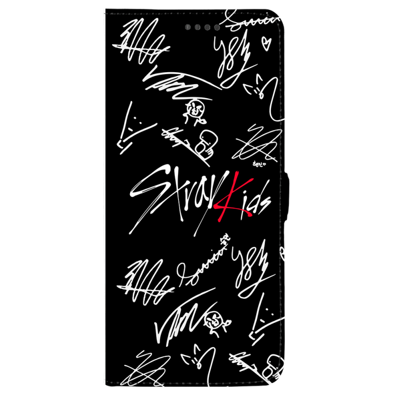Чохол-книжка Stanford Side Magnet для OnePlus Turbo 6 Stray Kids автограф