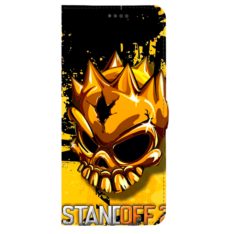Чохол-книжка Stanford Side Magnet для OnePlus Turbo 6 StandOff 2 gold