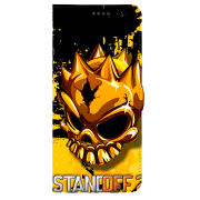 Чохол-книжка Stanford Side Magnet для OnePlus Turbo 6 StandOff 2 gold